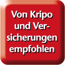 von Kripo ... empfohlen Siegel